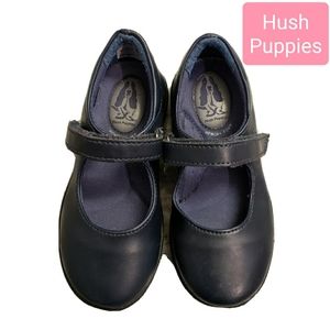 Hush Puppies Navy Blue Mary Jane Flats Toddler Size 8.5c Shoes